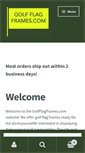 Mobile Screenshot of golfflagframes.com